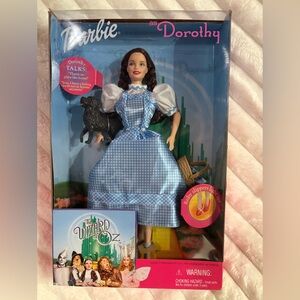 Barbie as Dorothy Doll with Blue Gingham Dress
